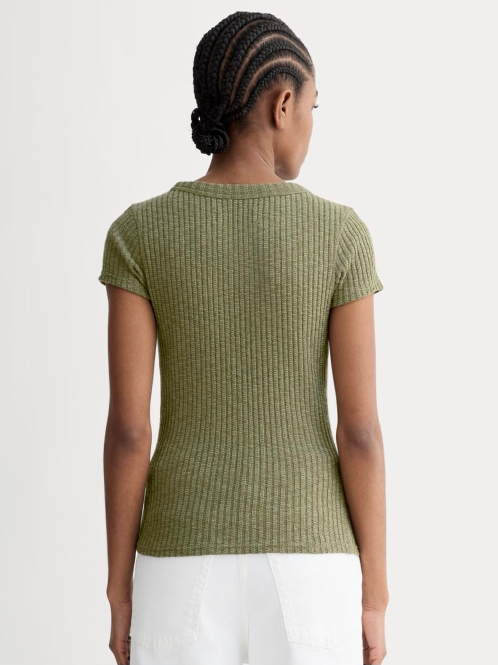 Everlane Cozy Rib Tee - Picture 2 of 10